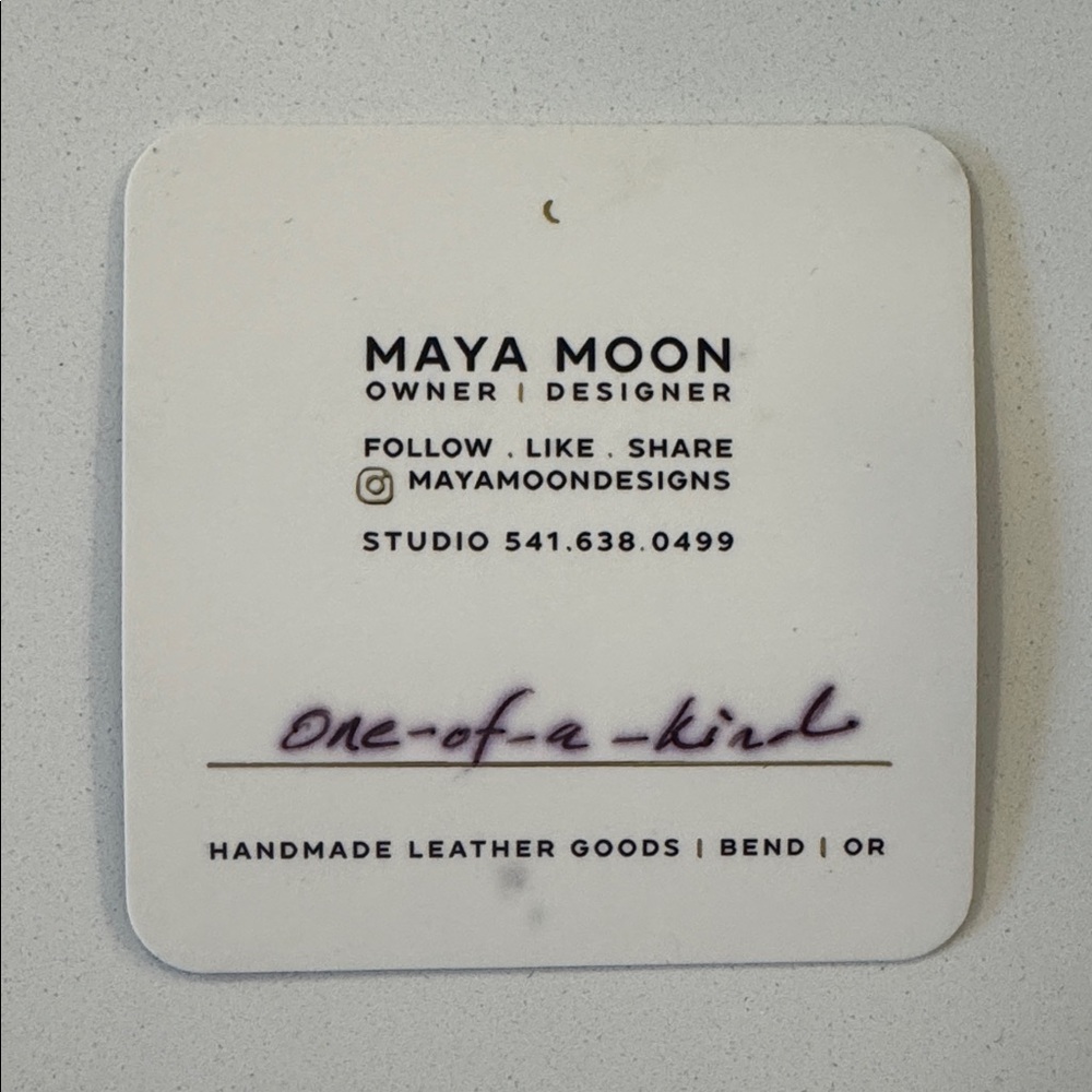 Maya Moon Designs Luxury Leather Goods convertible crossbody bag “Gordo” - Picture 16 of 16